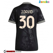 Ženske Nogometnih dresov Juventus Jonathan David #30 Tretji 2025-26 Kratki rokavi